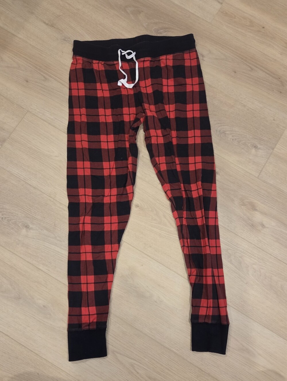 INDIGO | Ref And Black Plaid Pajama Pants